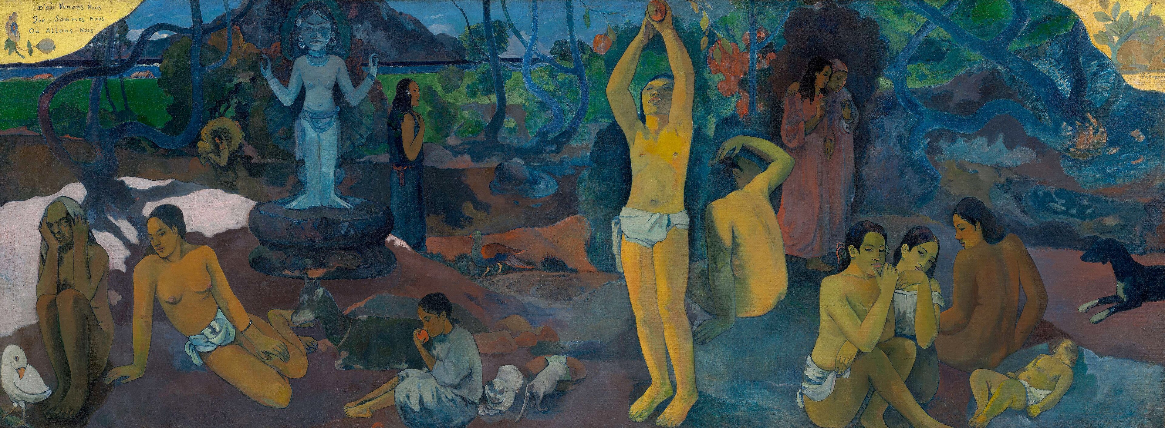 Paul Gauguin's painting: Where Do We Come From? What Are We? Where Are We Going?